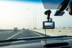 Dash cam evidence after a car wreck