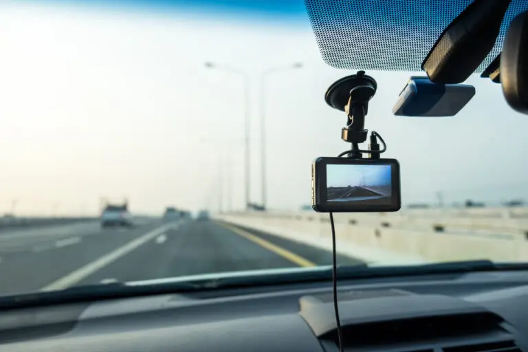 Dash cam evidence after a car wreck