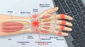 Wrist Nerve Compression Injuries in Texas Workers’ Compensation